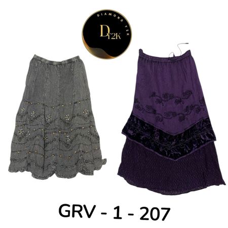 Falda de algodón Retro Y2K – Suave, cómoda y a la moda (GRV-1-207)