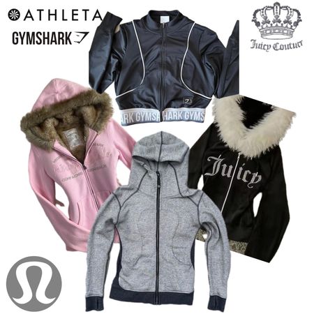 Lululemon juicy couture gymshark Athleta mix hooded jacket