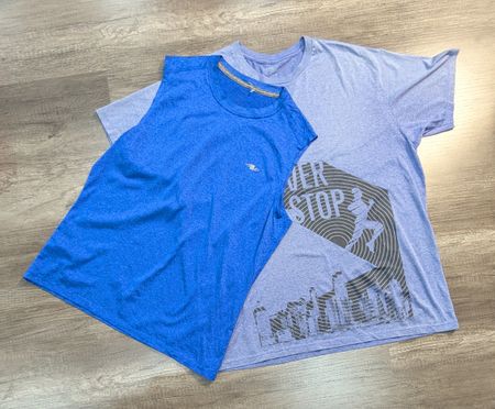 3503 - Camiseta atlética de mangas largas y cortas y tanque musal