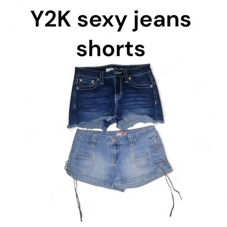 Y2K sexy jeans shorts