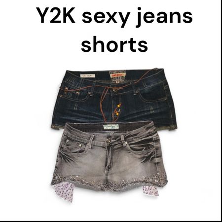 Shorts de mezclilla sexys Y2K