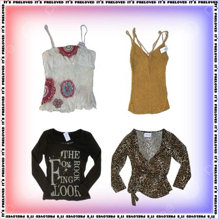 Y2K Mall Rat Set - tops, dresses, skirts (SS-1919)