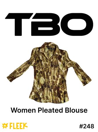 Frauen Plissee-Bluse #248