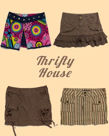 Y2k Cottage Mini Skirts(TH/186)