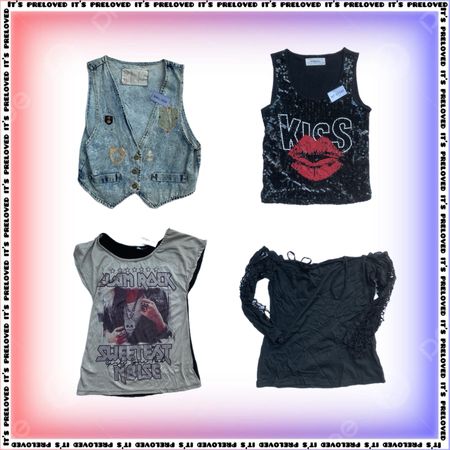 London 70s Punk - Leather Jackets, Pants, Mini Skirts, Tops Arwa (SS-1938)