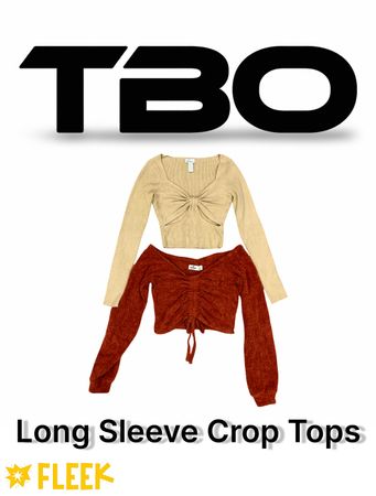 Long Sleeve Crop Top       #258