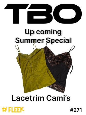 Lace Trim Cami’s      #271