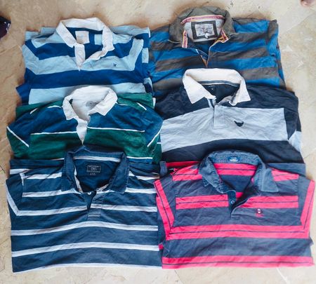 Unbranded rugby shirts bundle 5