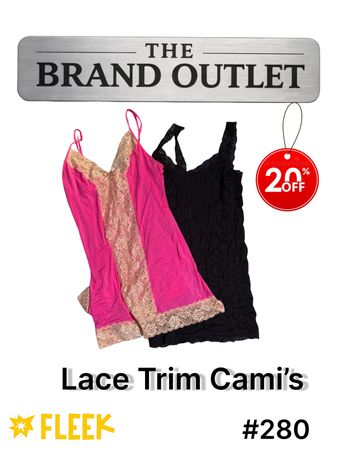 Lace Trim Cami’s     #280