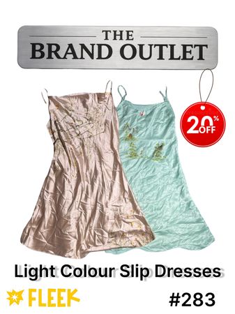 Light Colour Slip Dressees      #284