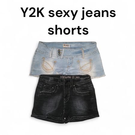Shorts en denim sexy Y2K
