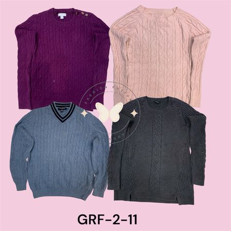 Luxuriöser Kabelstrickpullover aus weichem Merinogemisch (GRF-2-11)