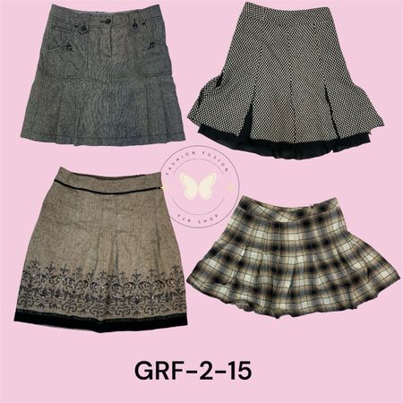 Premium Wool Tailored Skirt GRF-2-15)
