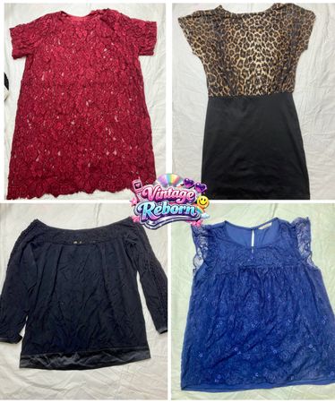 Y2k vintage Ladies Blouse Tops Bundle | Vintage Lace & Prints | VR-215
