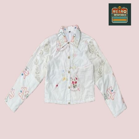 Upcycled Table Linen Jacket