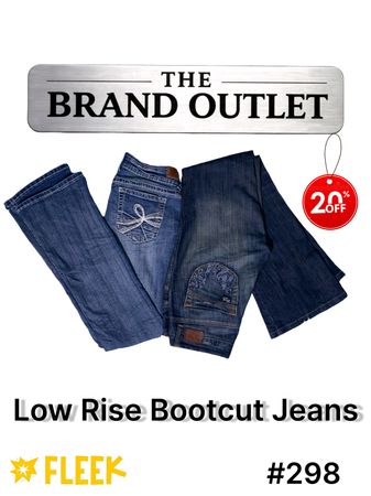 Jean Bootcut Taille Basse     #298