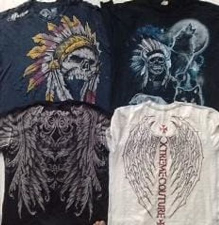 CR6348 T-shirts vintage Skull