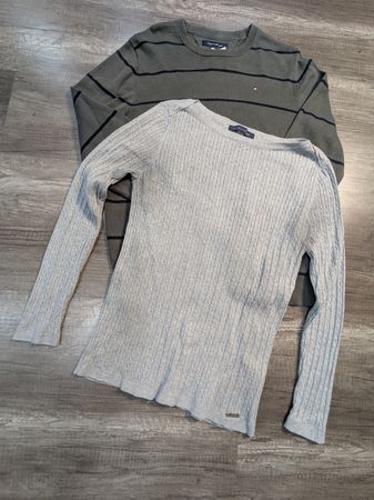 3546 - Tommy Hilfiger Full Zipper Sweatshirts Full Sleeves T shirt  Cardigan