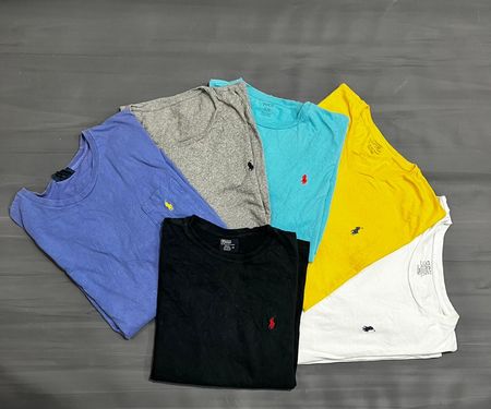 Camisetas polo de gola redonda