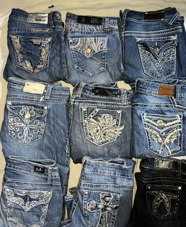 VIGOSS AND OTHER MIX BRANDS JEANS  (ID 4030)