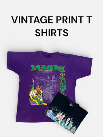 Vintage print t shirt