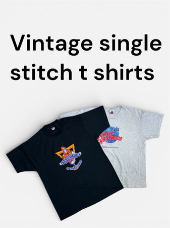 Vintage Einzelnaht T-Shirts