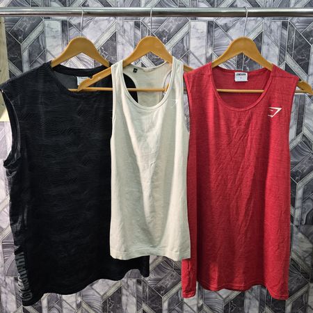 AV-0864 Gymshark Camisetas de Alça