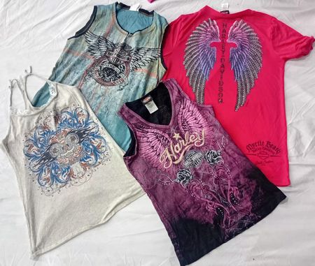 CR6364 Y2K Harley Baby Tees