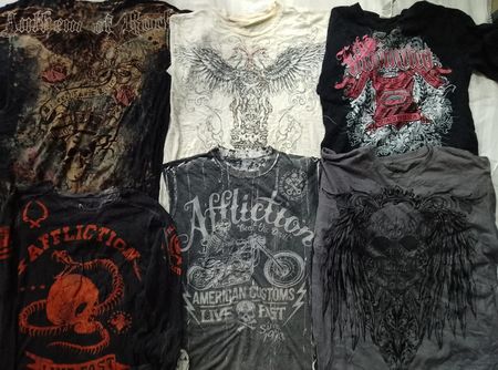 CR6344 Vintage Skull T-Shirts