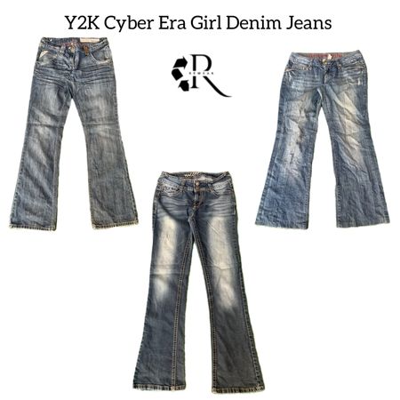 Y2K Cyber Era Girl Denim Jeans RW-1543