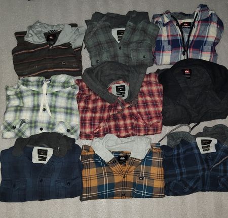 #02 Quick silver flannel shirts