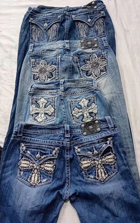 CR6368 Miss Me Flare & Straight Jeans