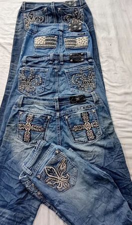 CR6373 Miss Me Flare / Straight Jeans