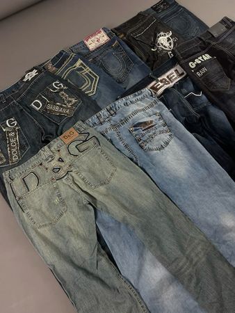 Back print D&G Armani jeans 10pcs