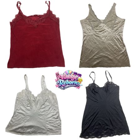 Y2K Vintage Lace Cami & Slip Top Bundle Bales-Kollektion