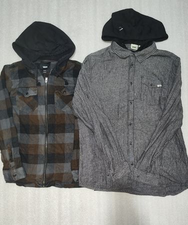 Vans Flannel Hoodie Shirts