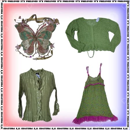 Earthbound Fairy-Long Skirts, Crochet Tops, Dresses, Camis (SS-1926)