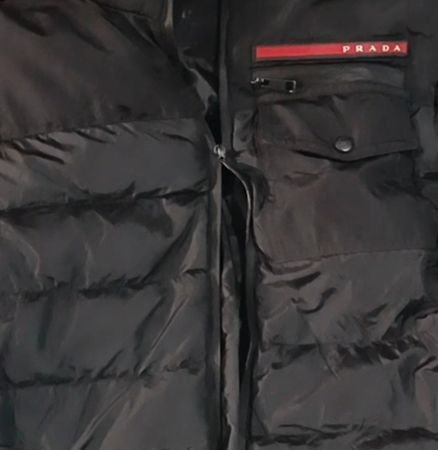 Moncler Prada vests and nylon jacket