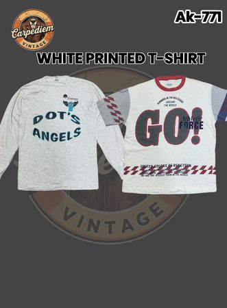 Camiseta Branca Impressa Ak-771