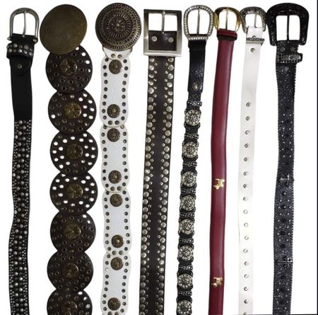 Y2K Aesthetic Belts