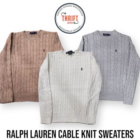 T2526 Ralph Lauren Kabelstrickpullis