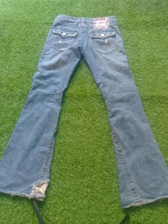 True religion rock revival flared bootcut jeans