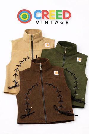 CR1241 Heritage Lace Upcycled Vest