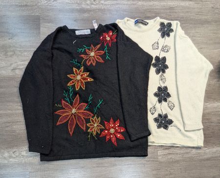3570 - Embroidery style Sweater