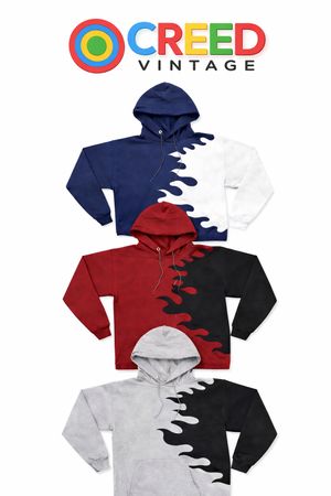 CR1246 Upcycled Fire Panel Hoodie