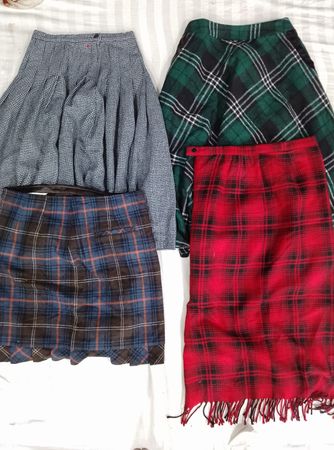 CR6396 Y2K Wool Skirts
