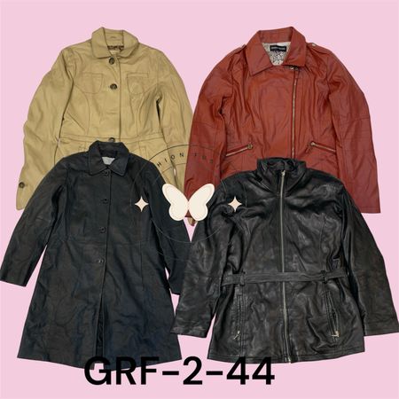 Women’s Genuine Leather Moto Jacket – Slim Fit (GRF-2-44)