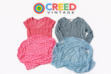 CR6398 Y2K Mesh Tops