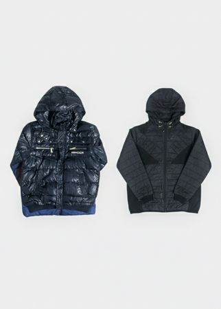 Vintage Y2K Shiny Puffer & Windbreaker Bundle