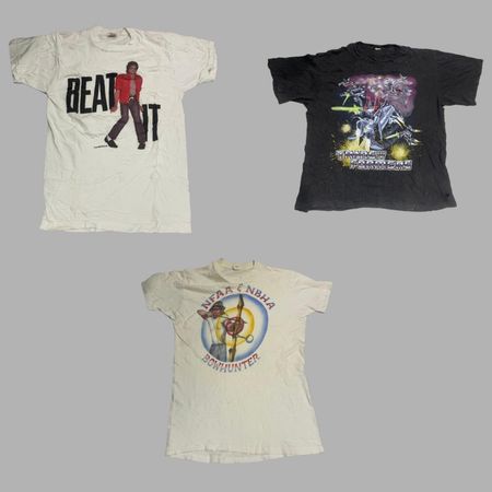 Retro Graphic T-Shirt Bundle | Music Icons & Cartoon Graphics